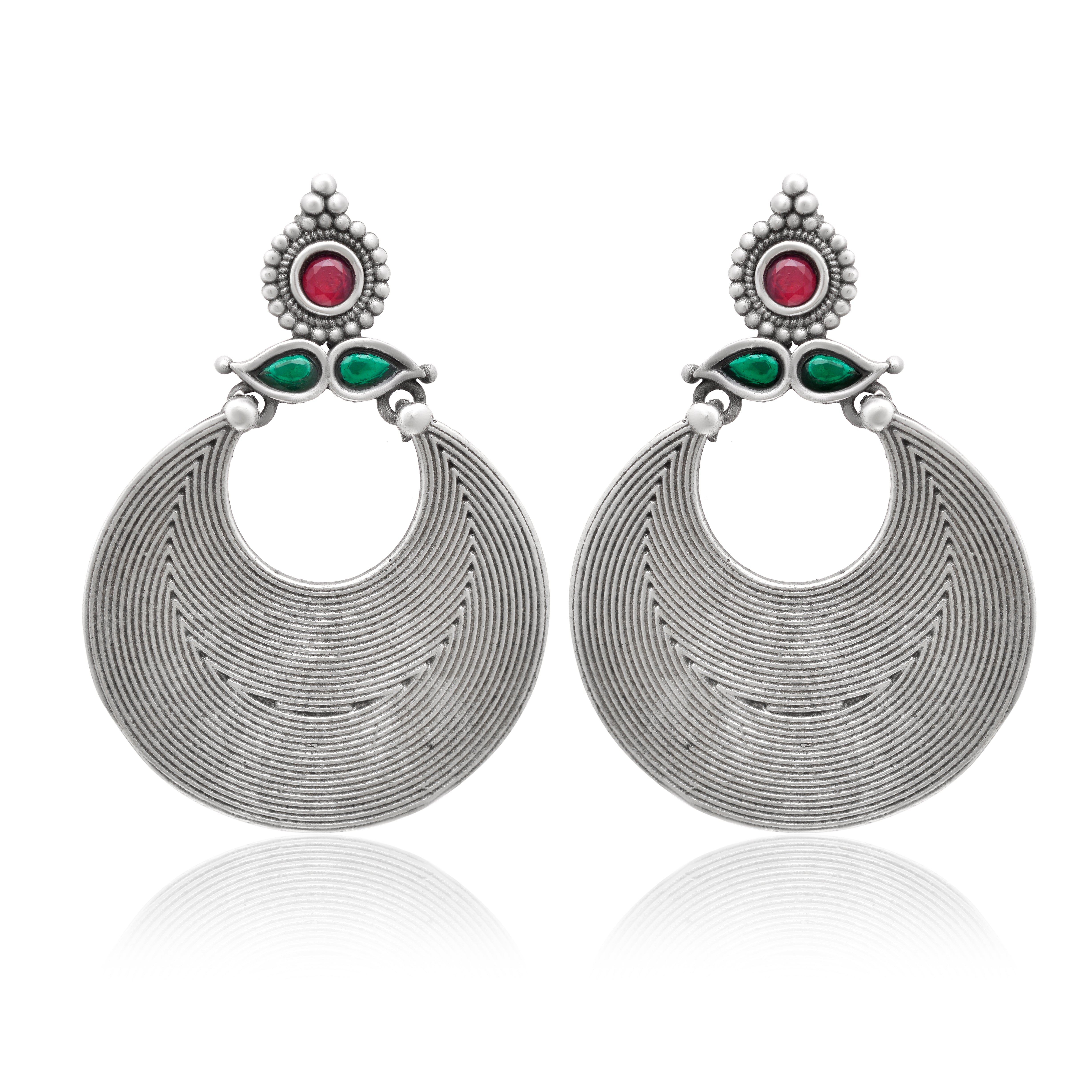 Chakra Halo Jhumki Earrings