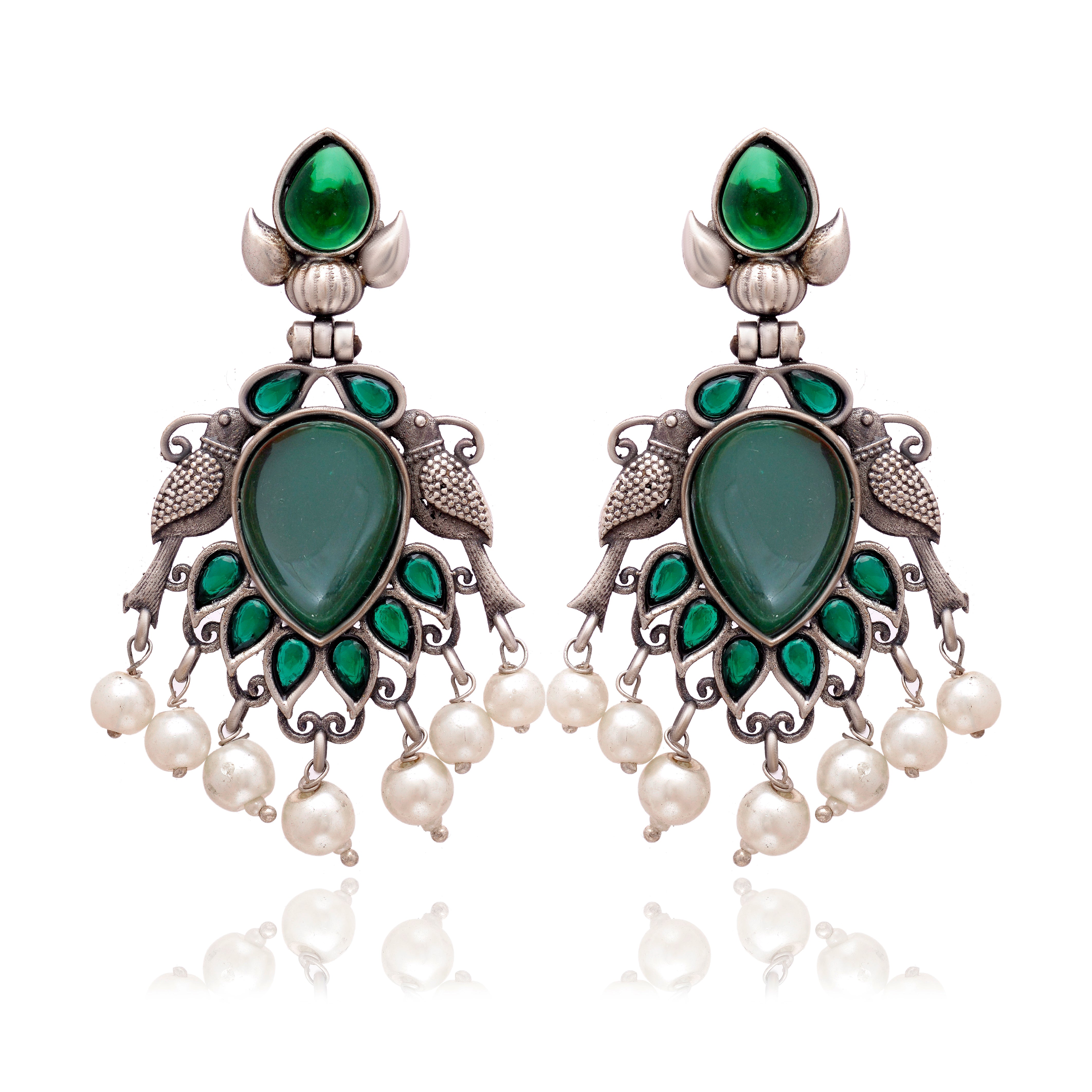 Zahra Fan Jhumki Earrings