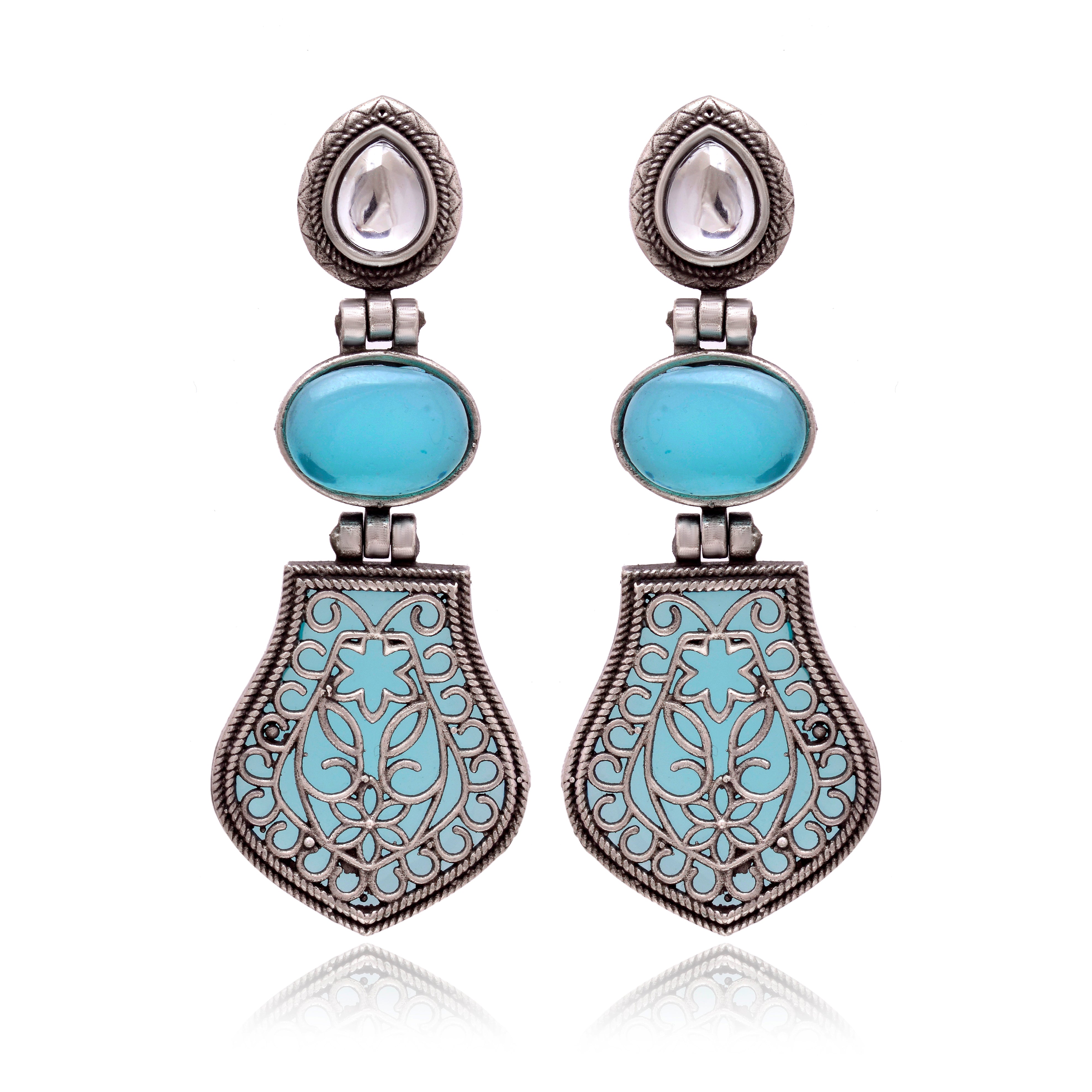 Arch Jhumki Earrings