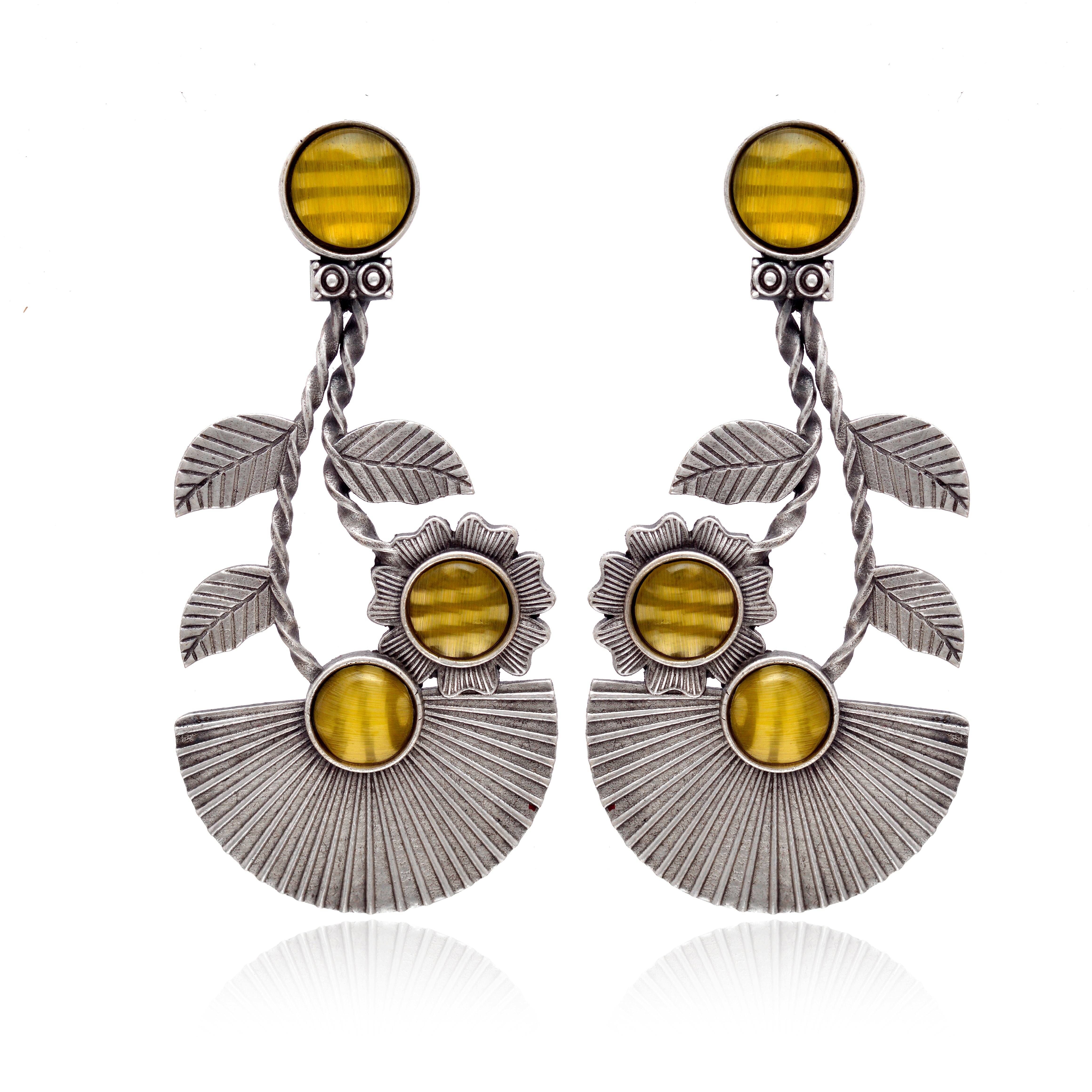 Amara Flora Drop Earrings