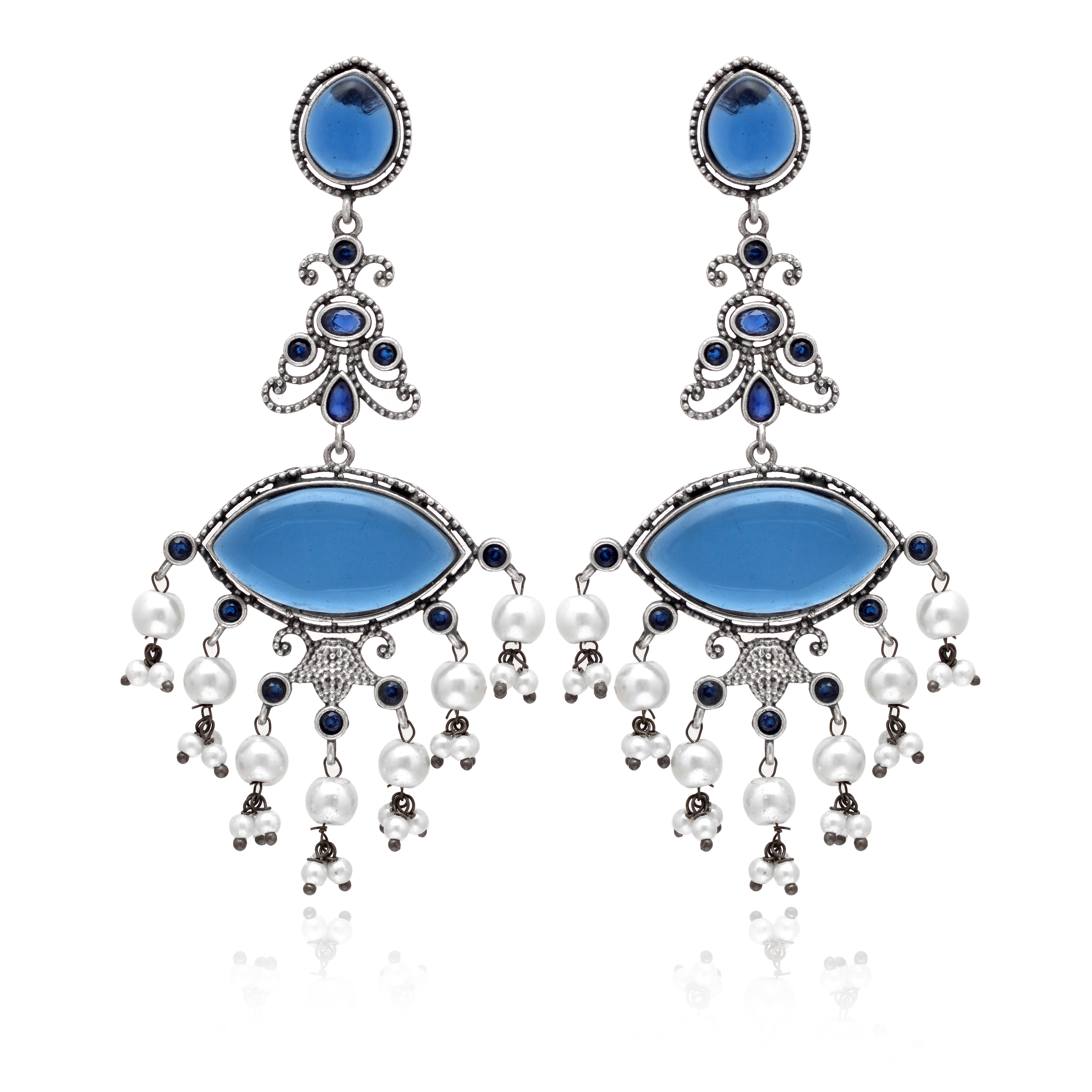 Drape Jhumki Earrings