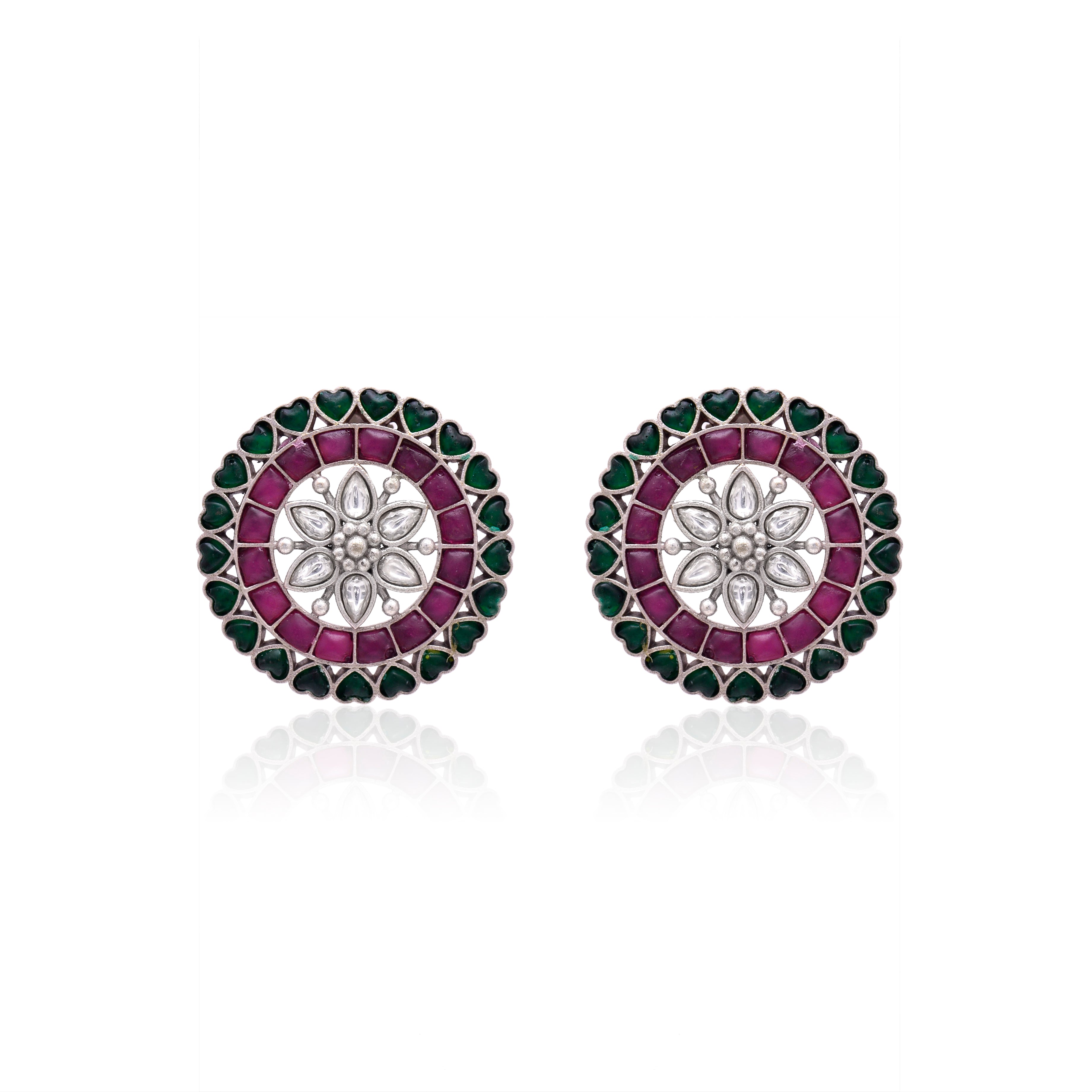 Lotus Round Studs