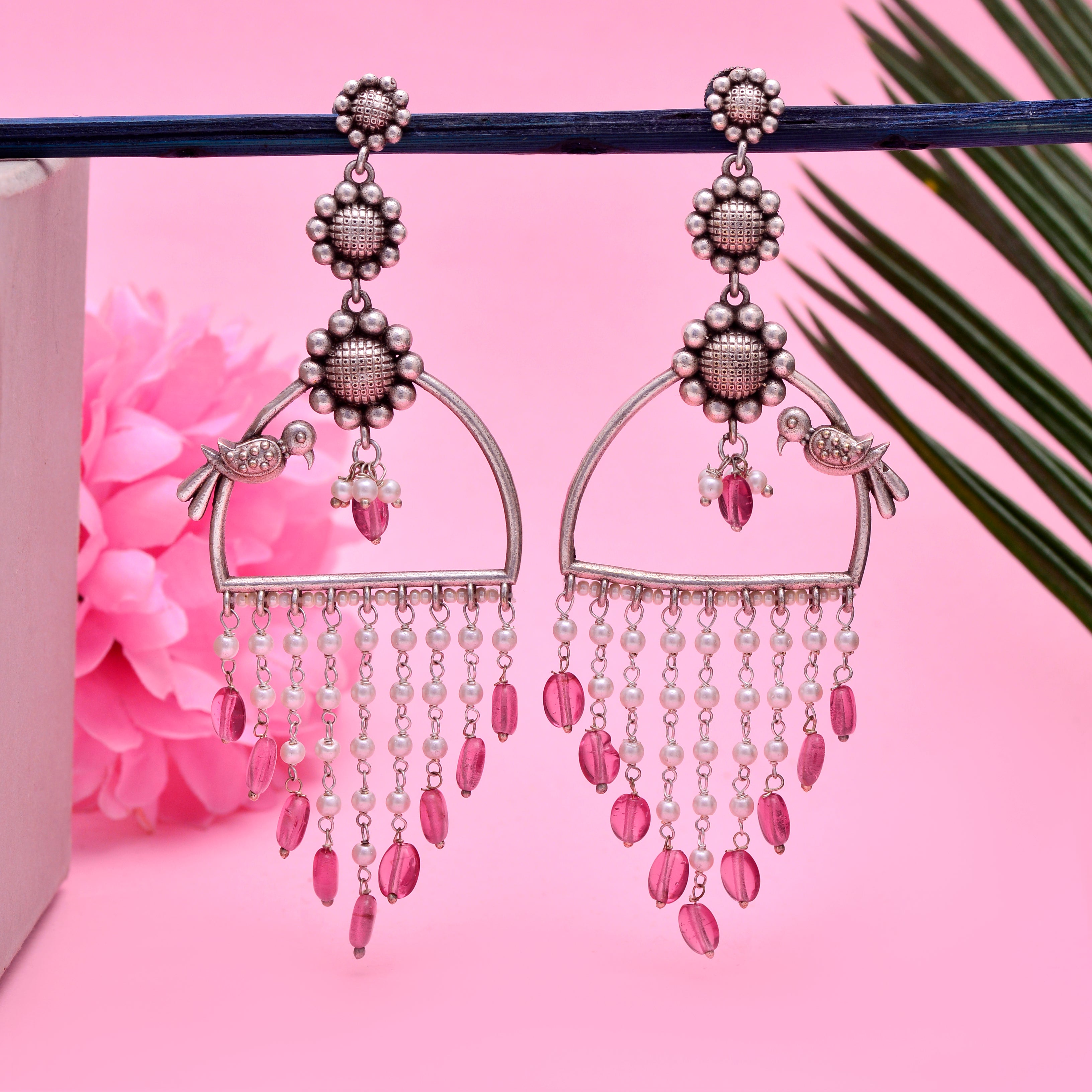 Cascade Chandbali Earrings