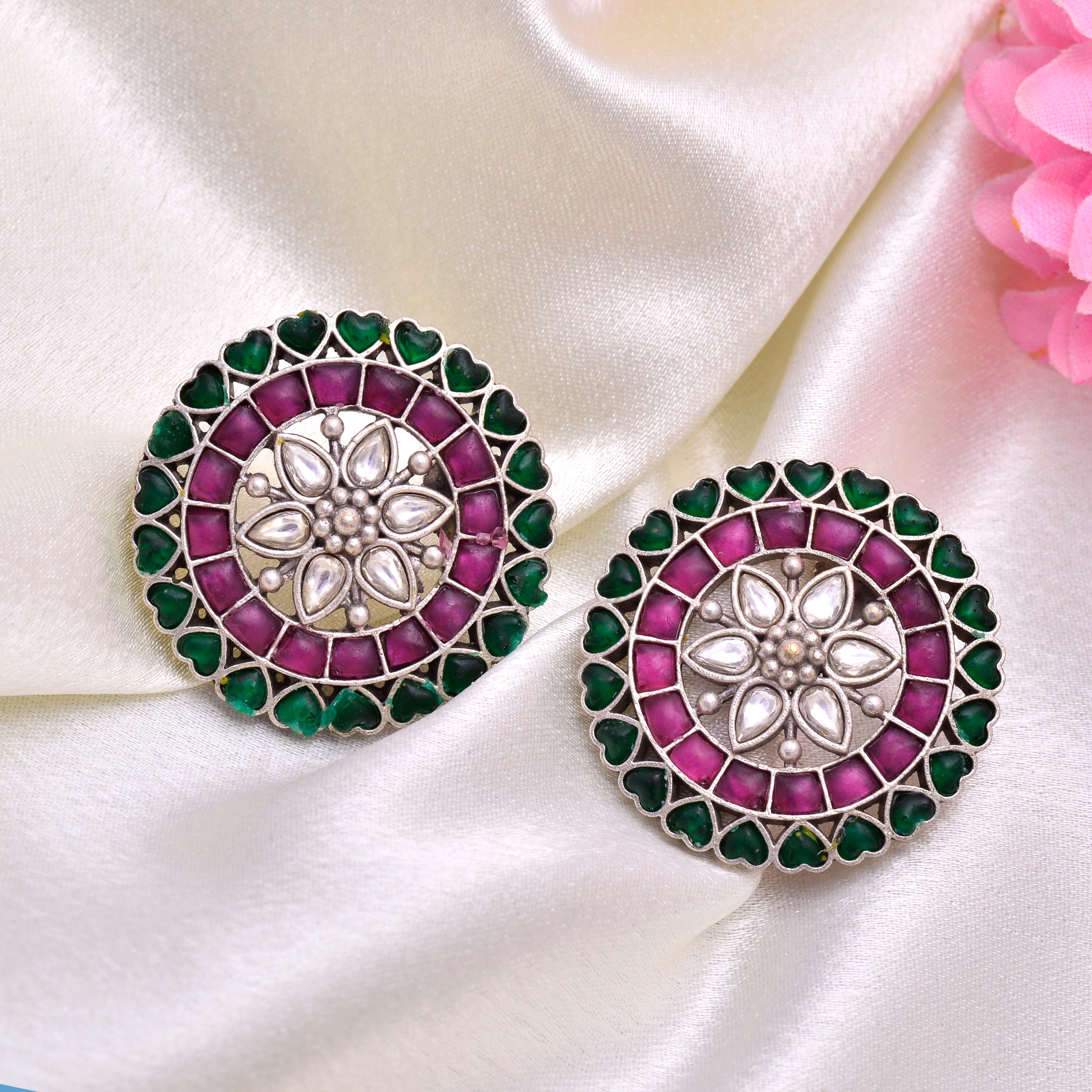Lotus Round Studs