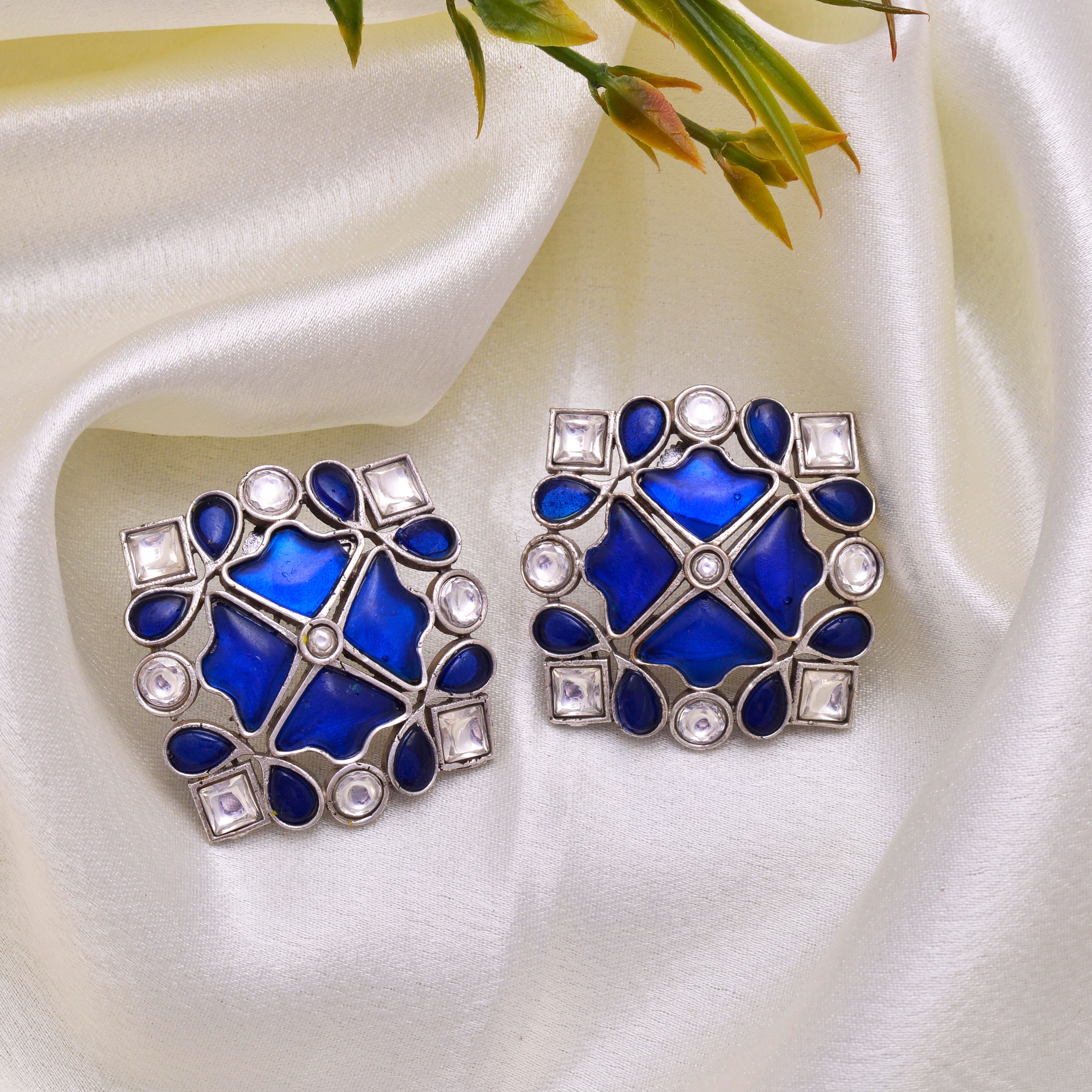 Ethnic Geometric Studs