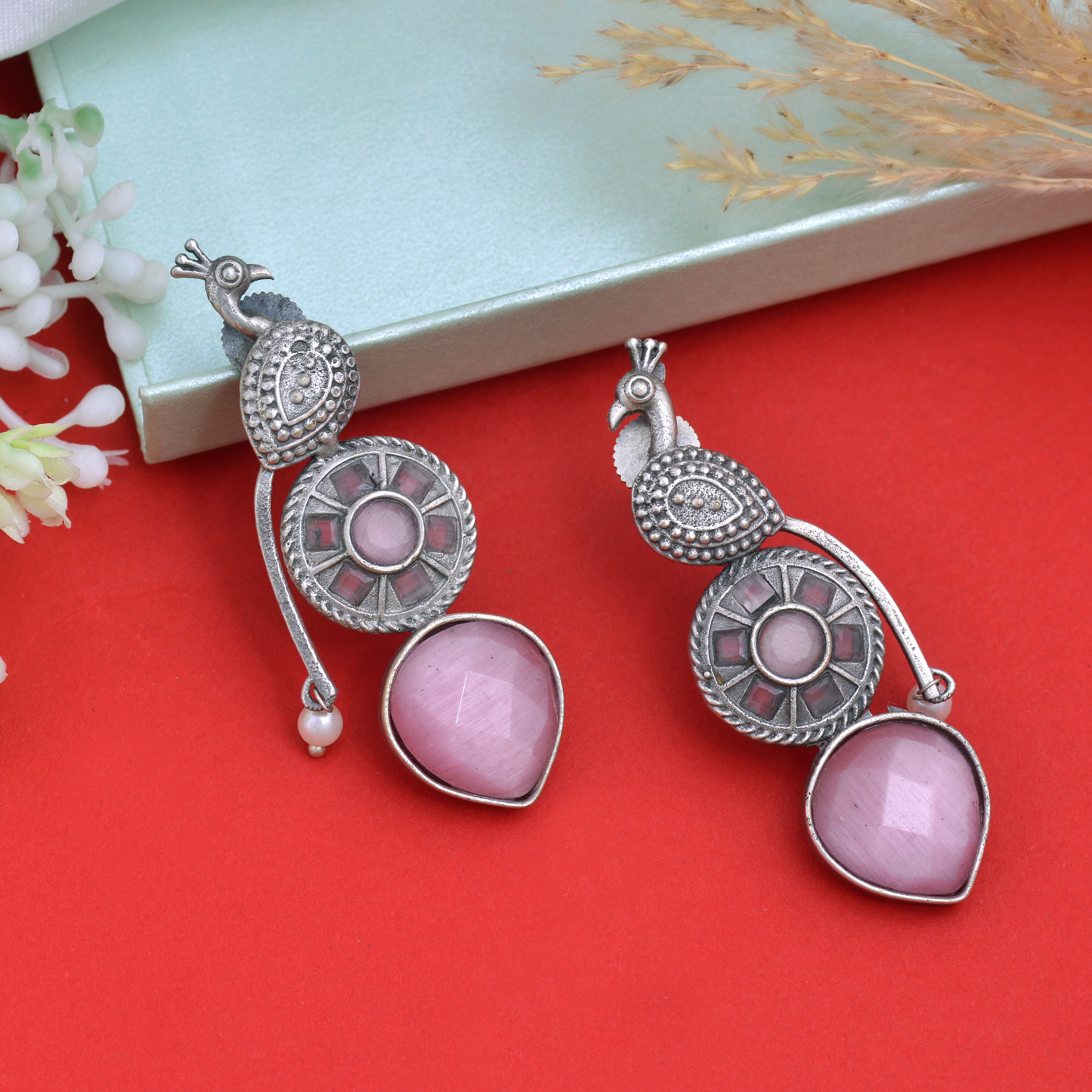 Peacock Royale Jhumki Earrings