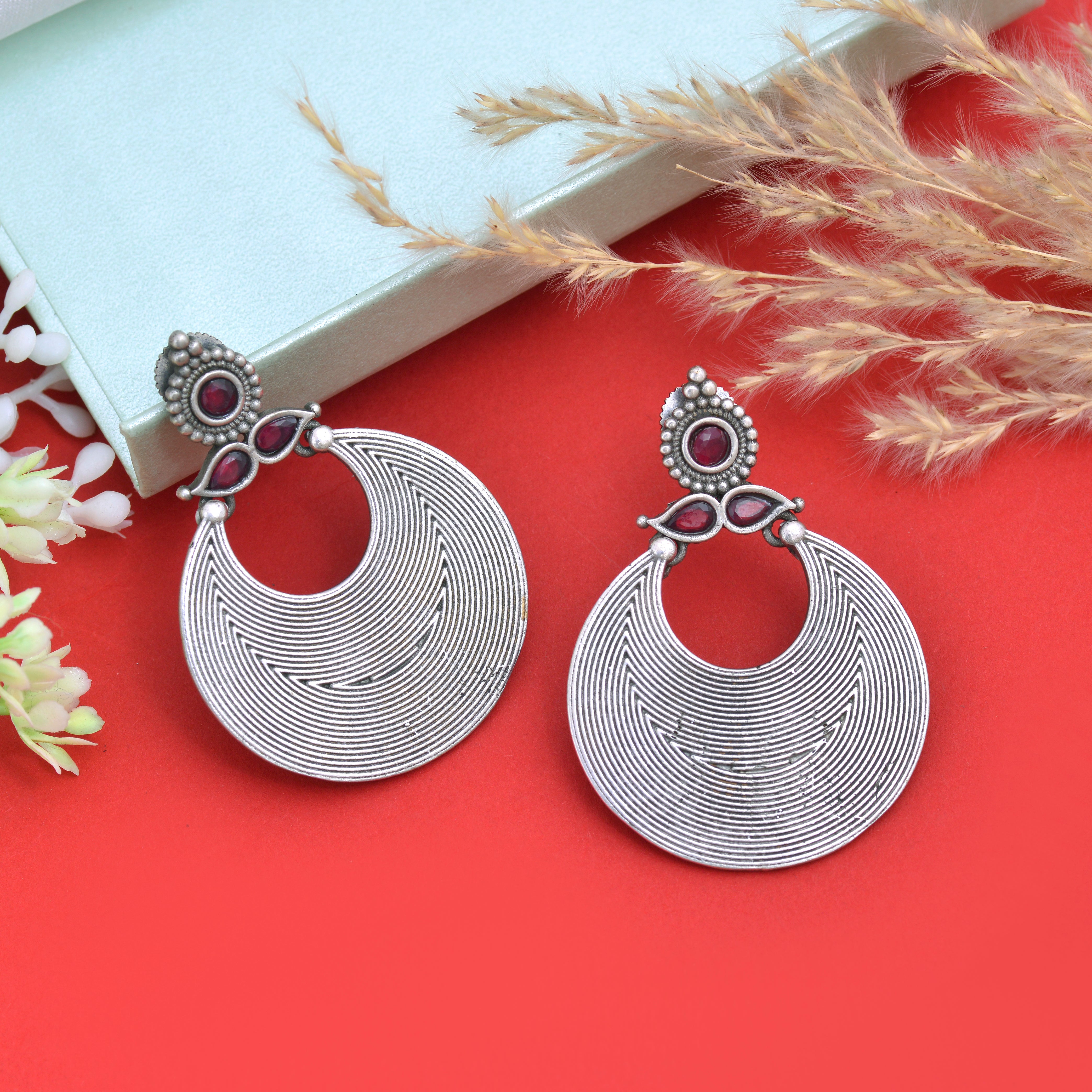 Chakra Halo Jhumki Earrings