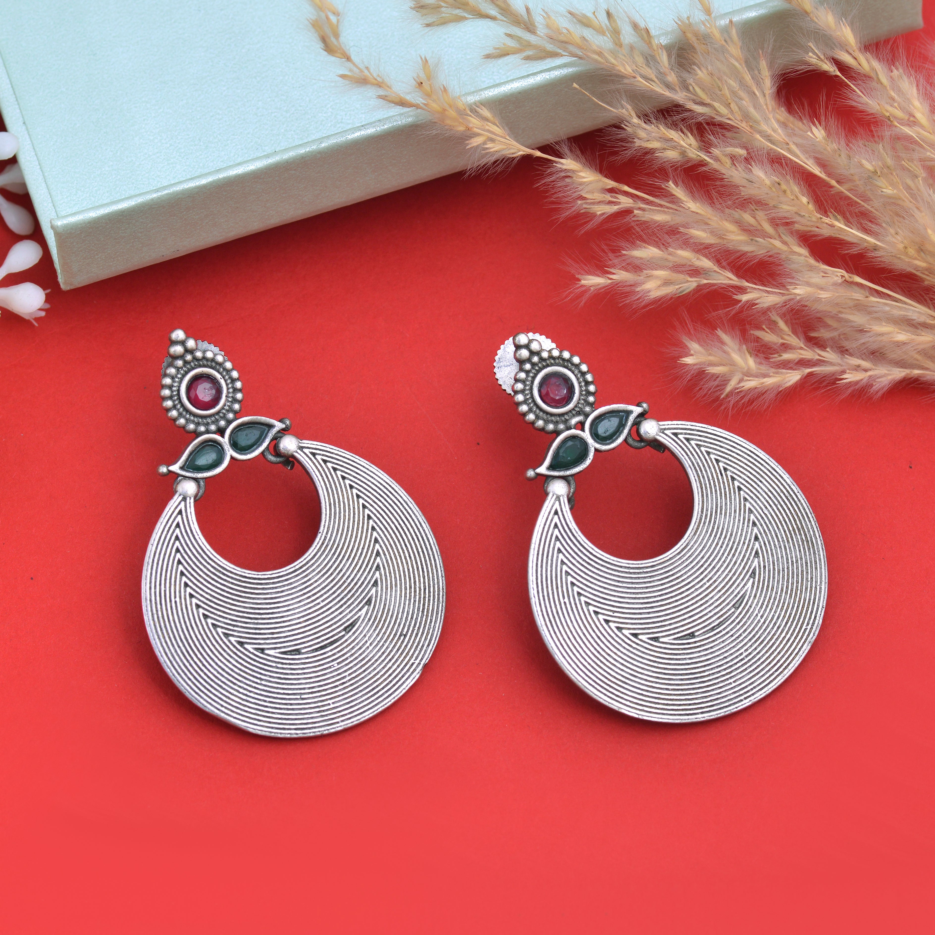 Chakra Halo Jhumki Earrings