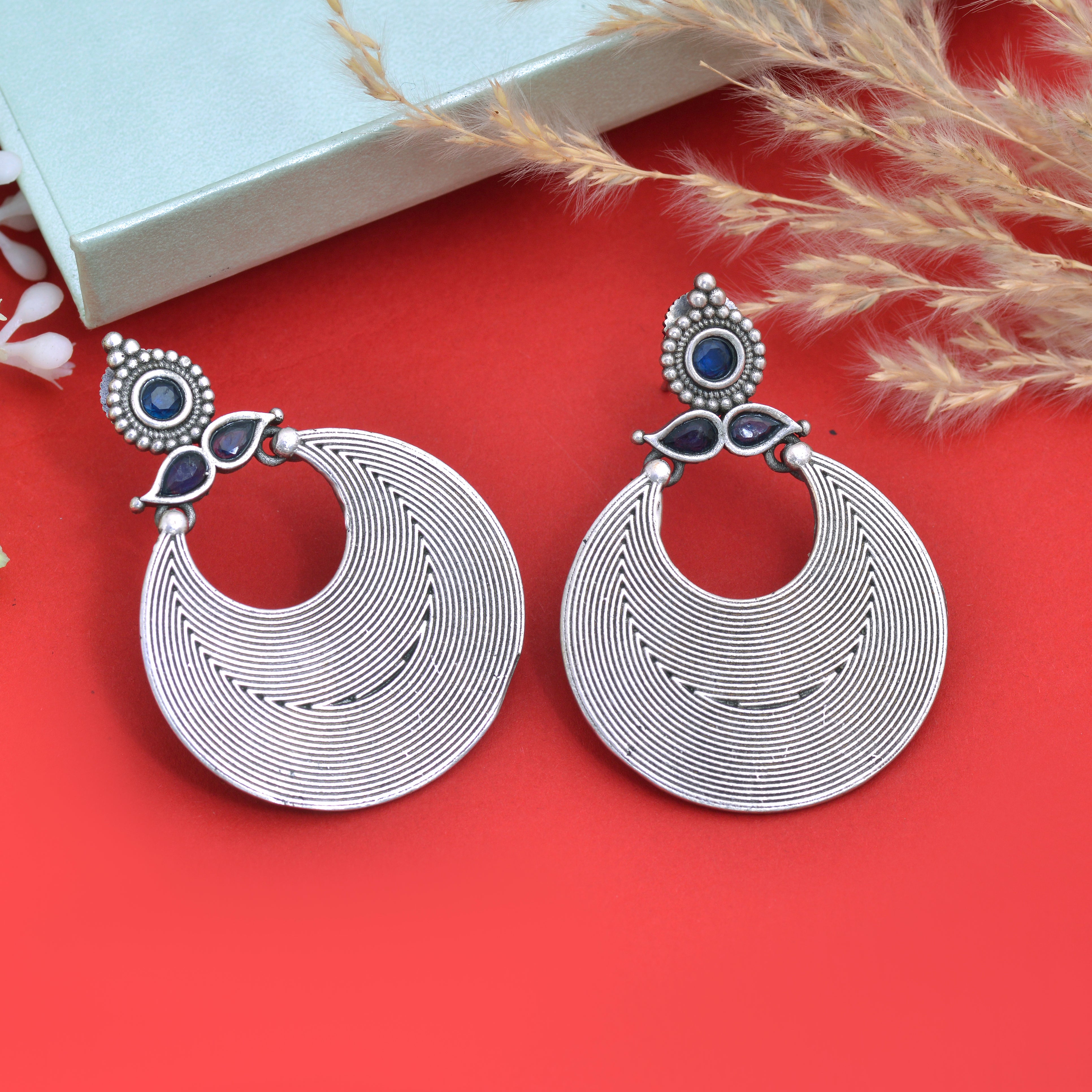 Chakra Halo Jhumki Earrings