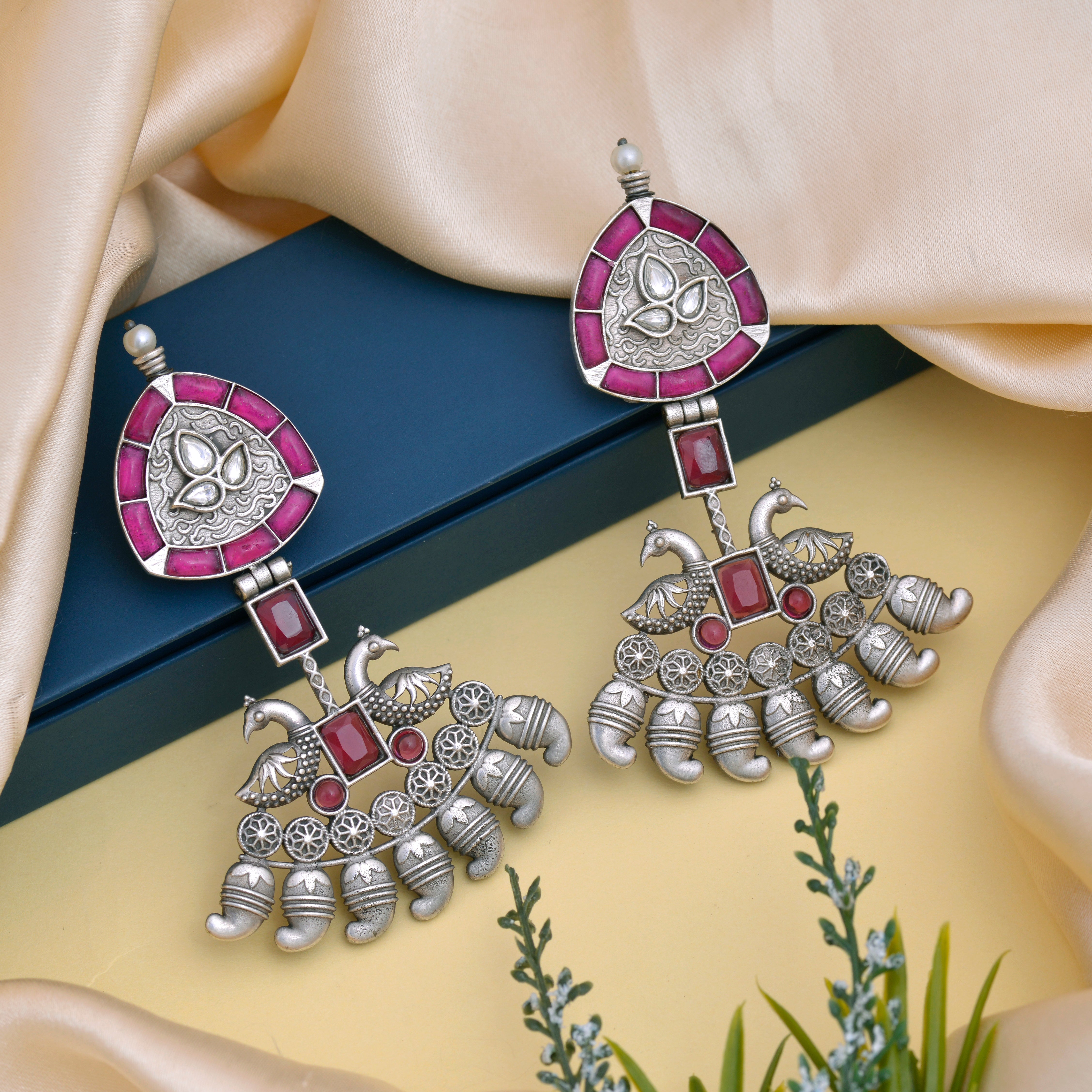 Mayur Darbar Jhumki Earrings