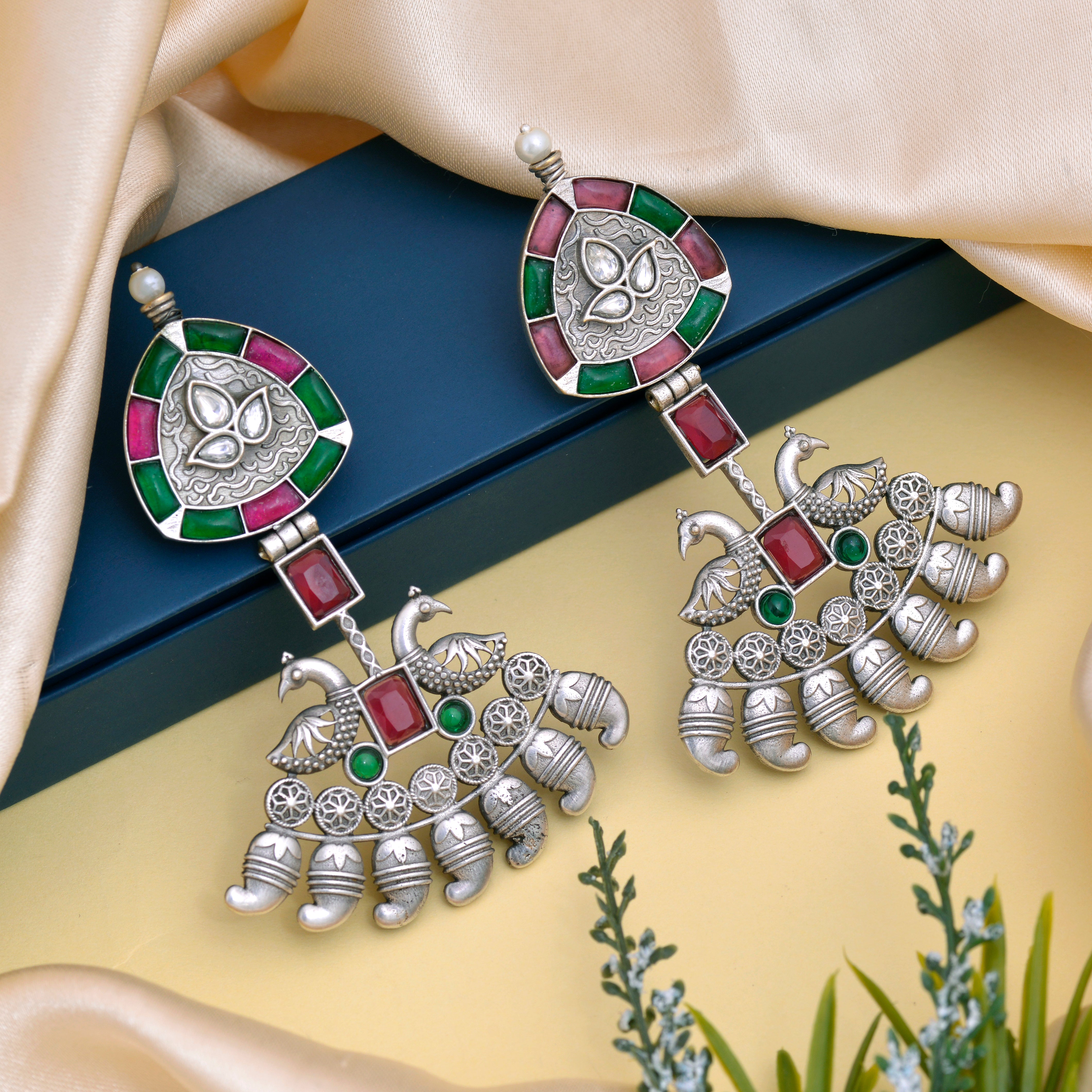 Mayur Darbar Jhumki Earrings