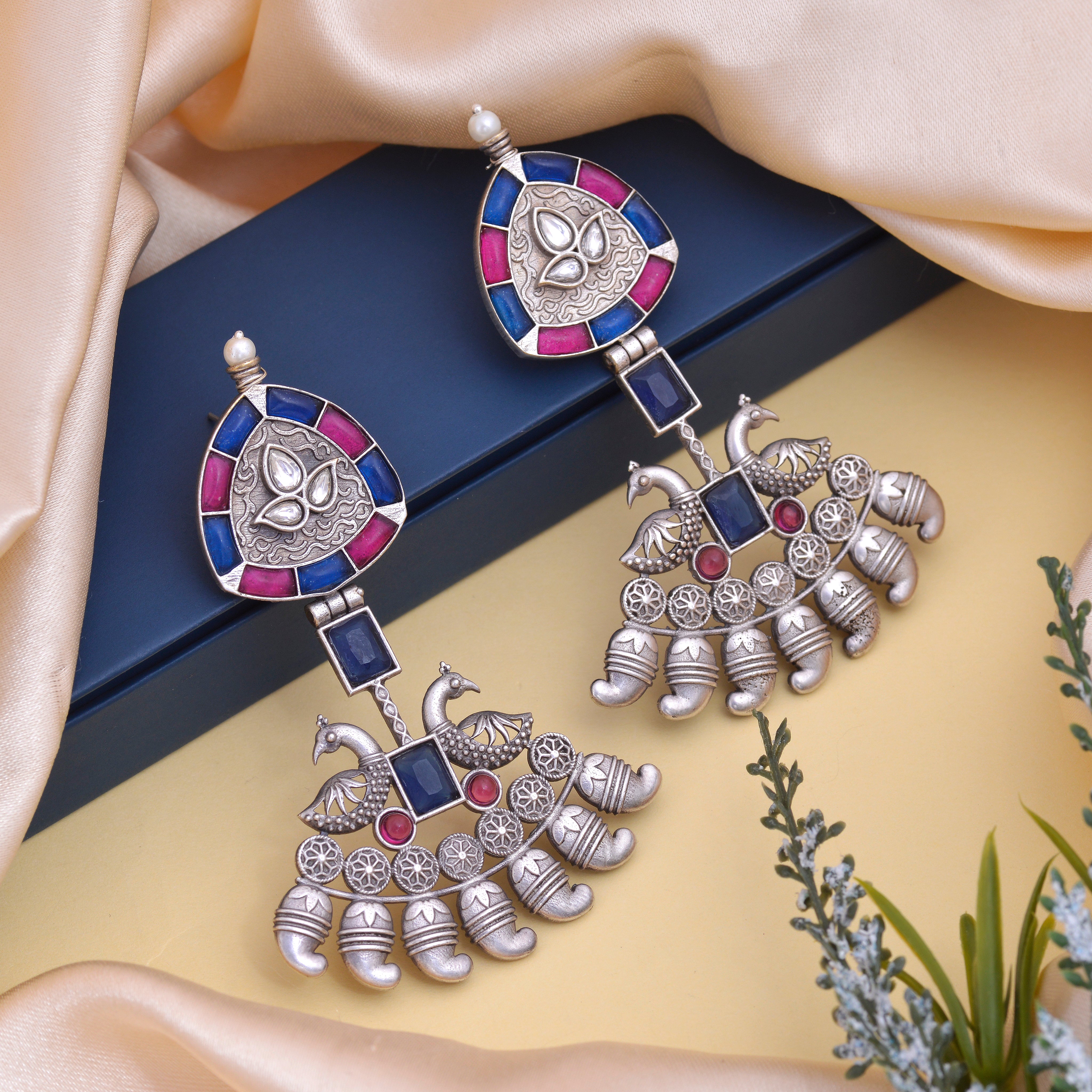Mayur Darbar Jhumki Earrings