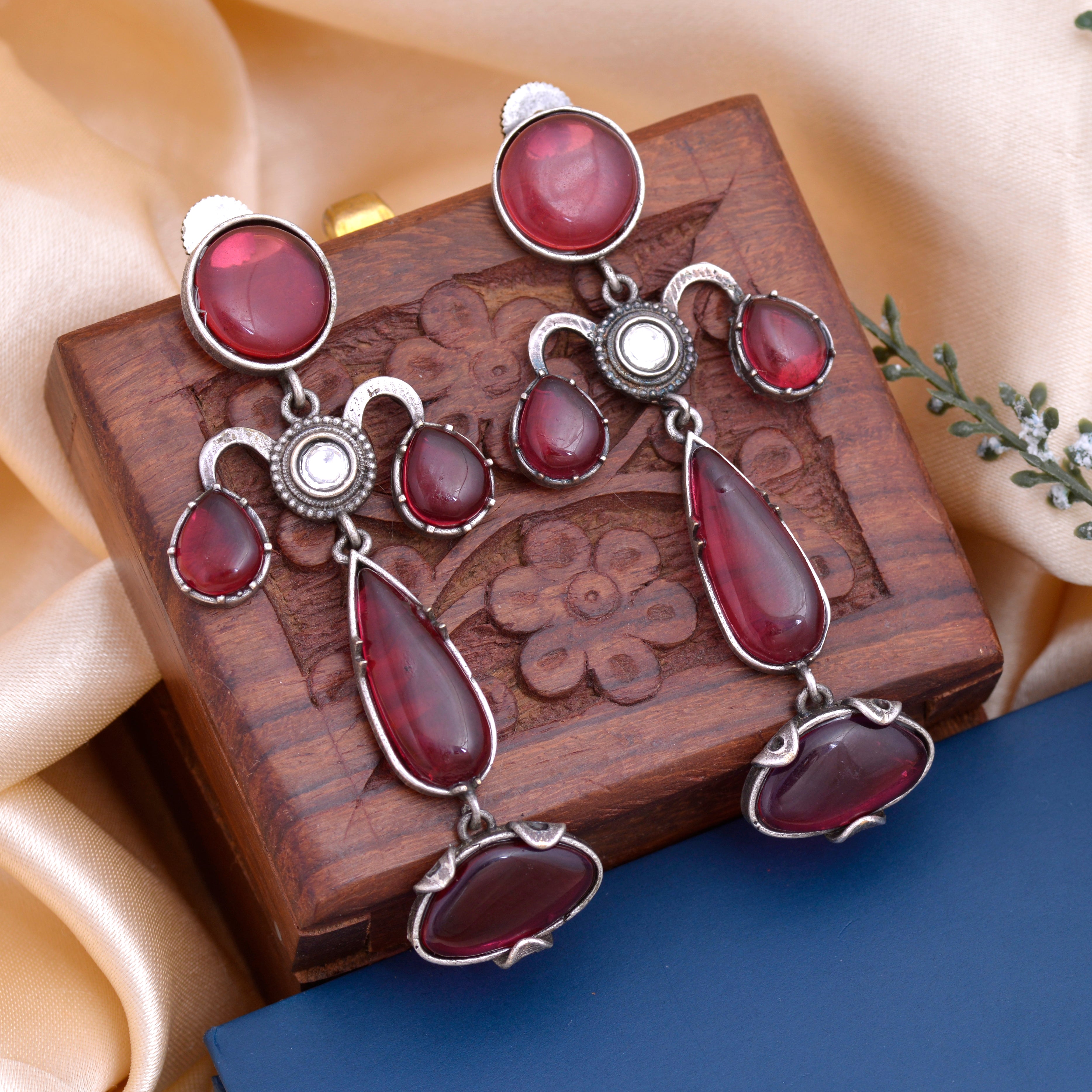 Cascade Jhumki Earrings