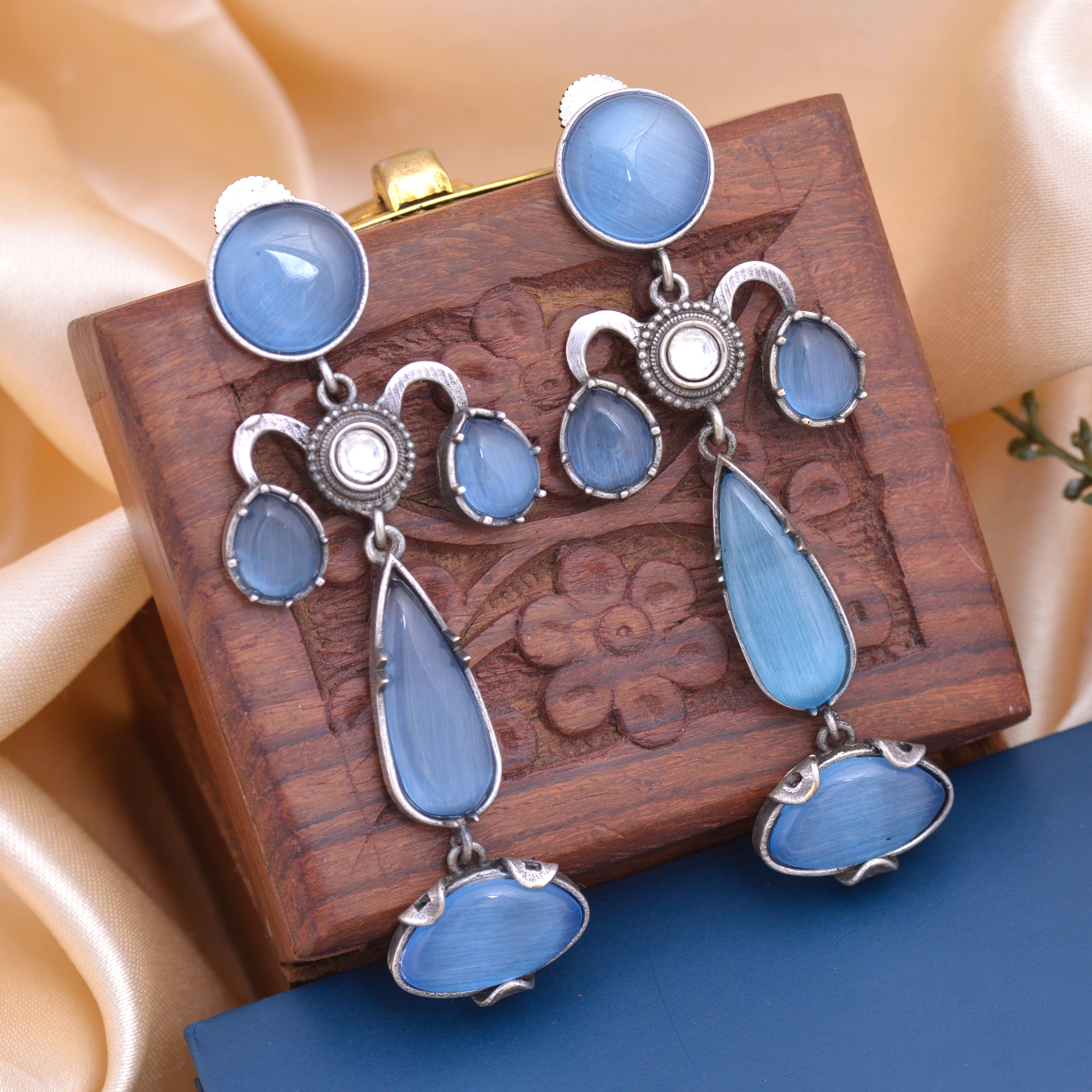 Cascade Jhumki Earrings