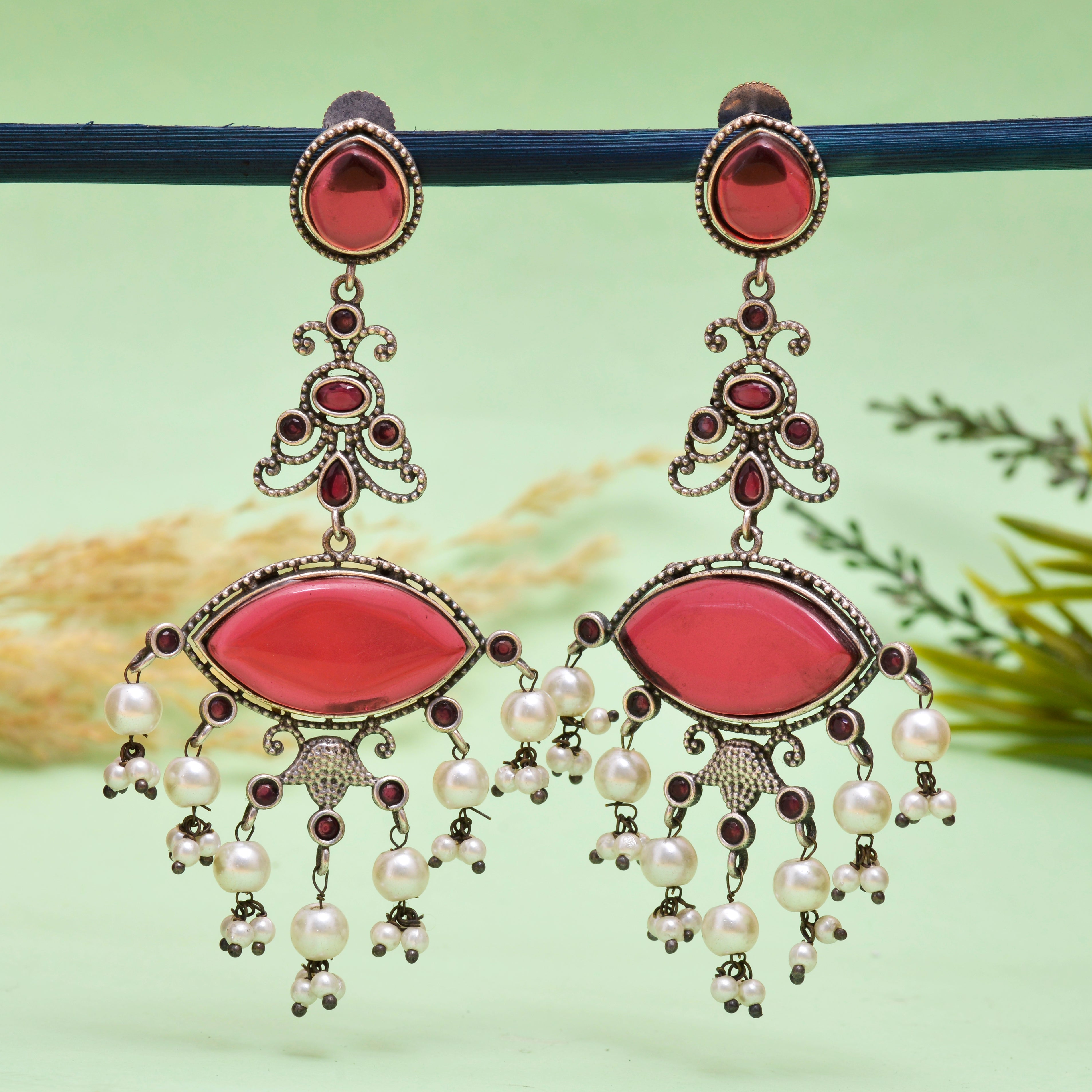 Drape Jhumki Earrings