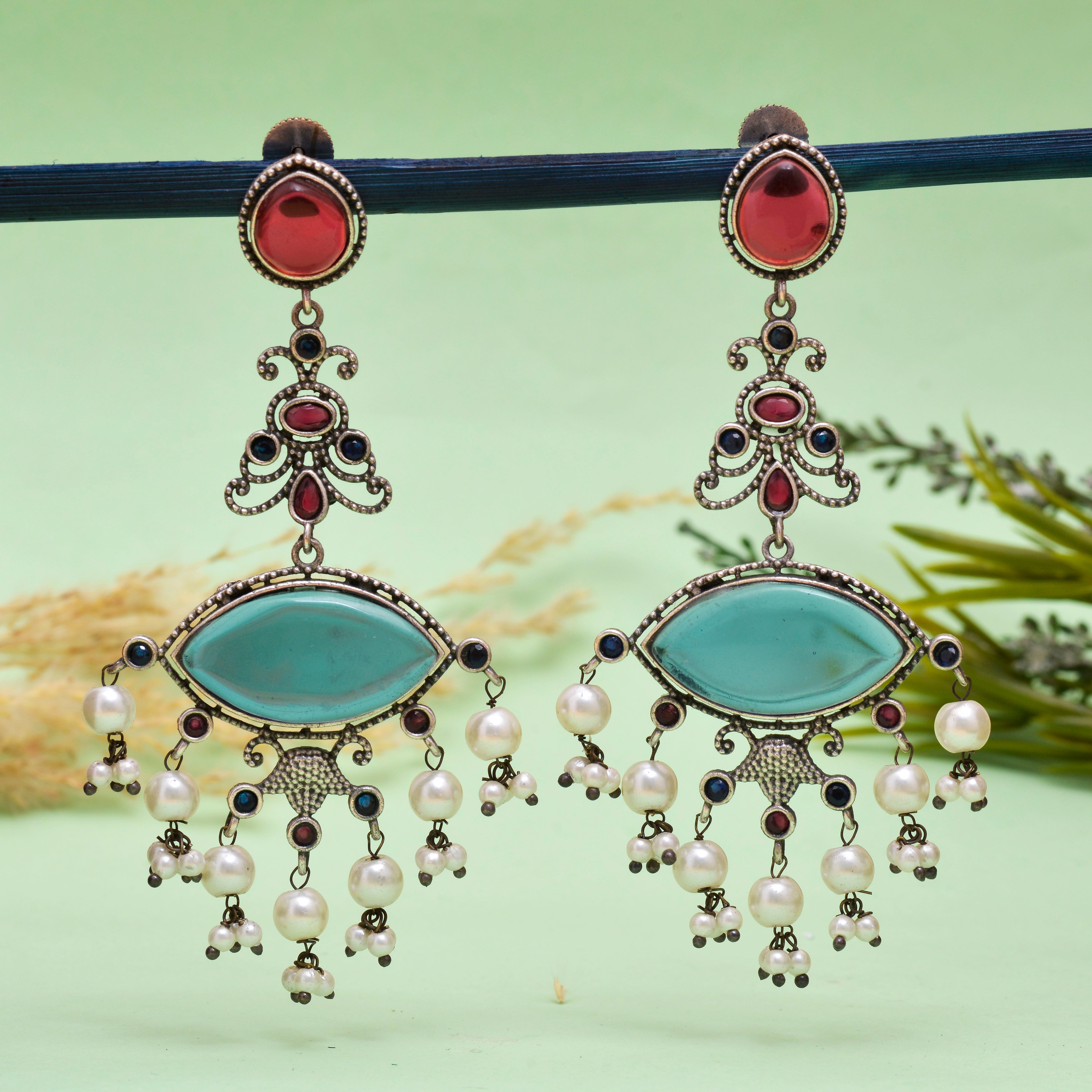 Drape Jhumki Earrings
