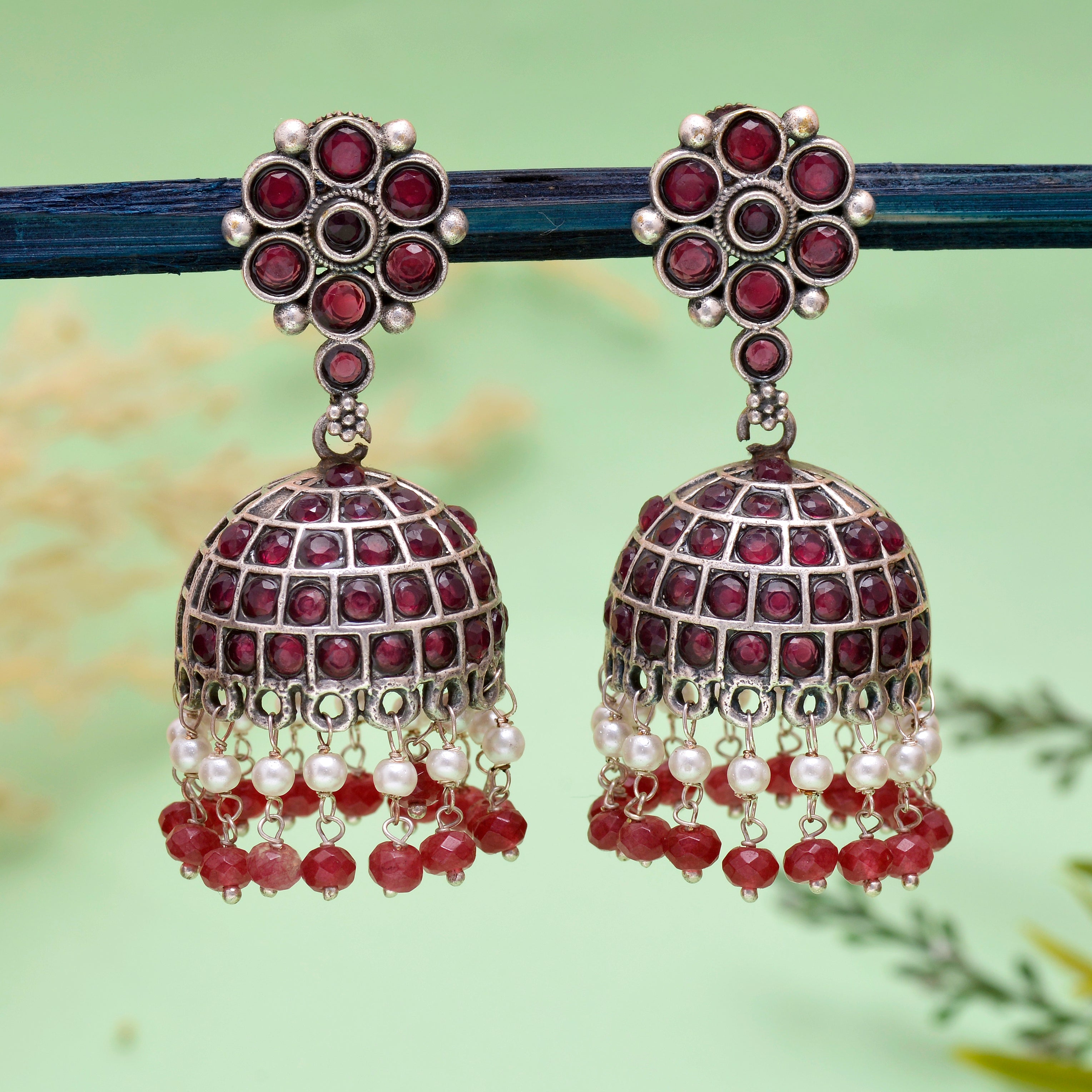 Bloom Jhumki Earrings