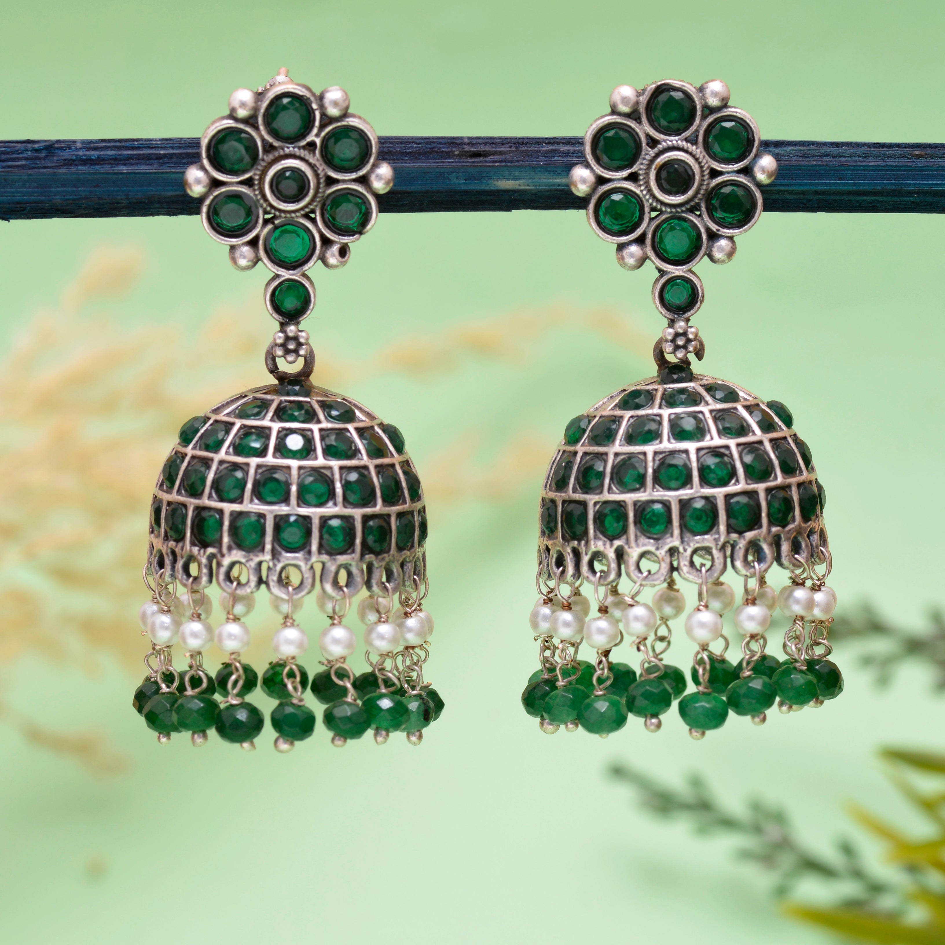 Bloom Jhumki Earrings