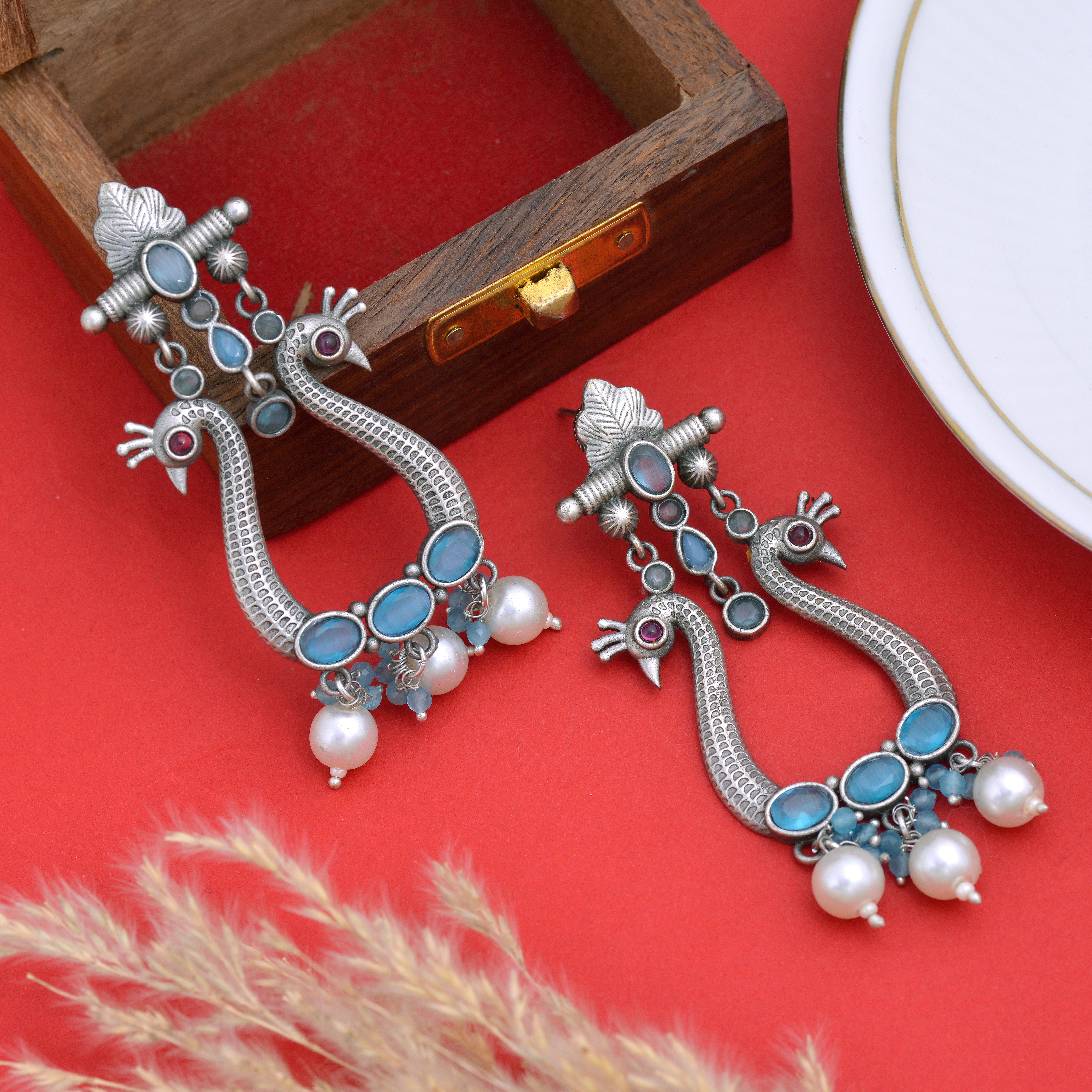 Aftab Drop Jhumki Earrings