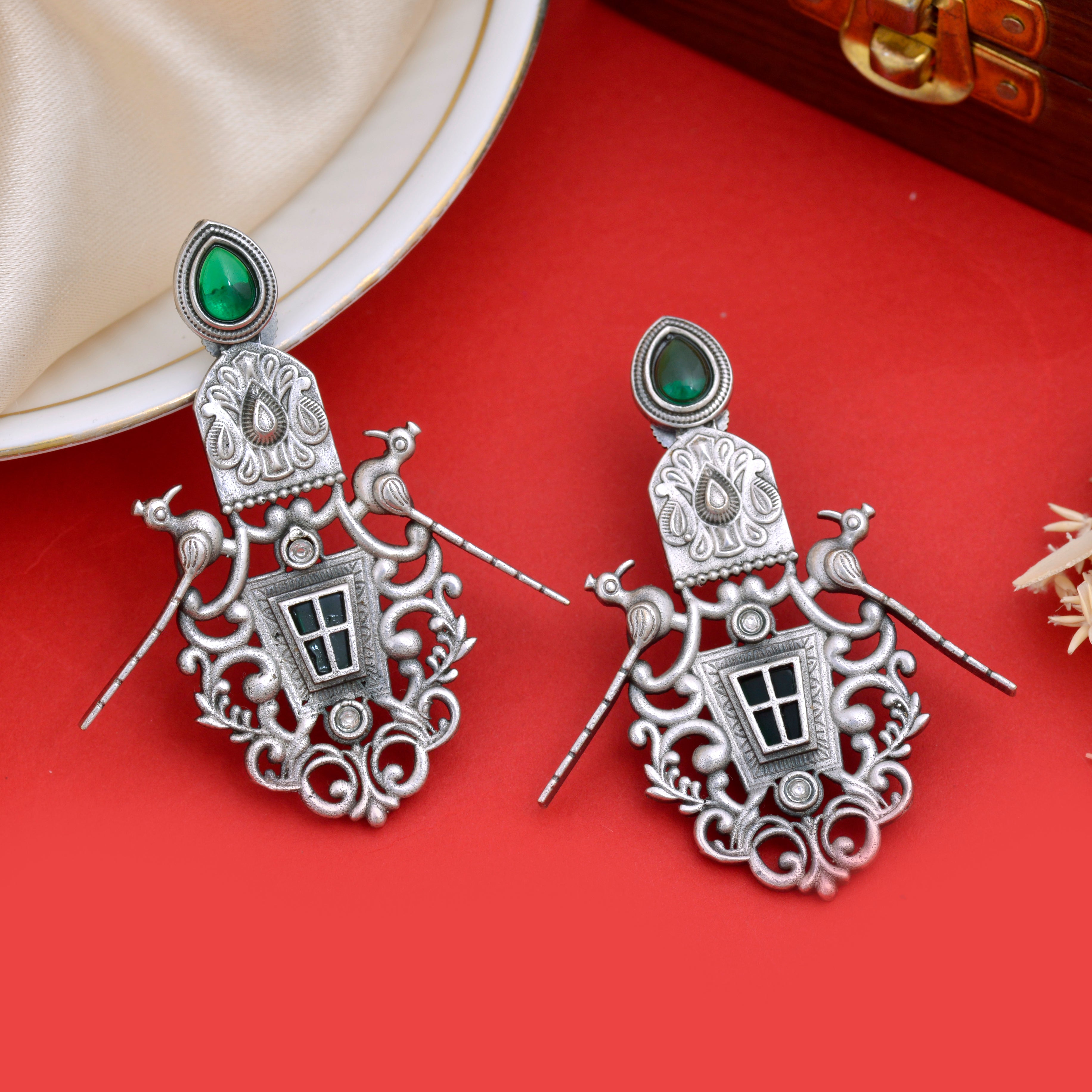 Regal Chandbali Earrings