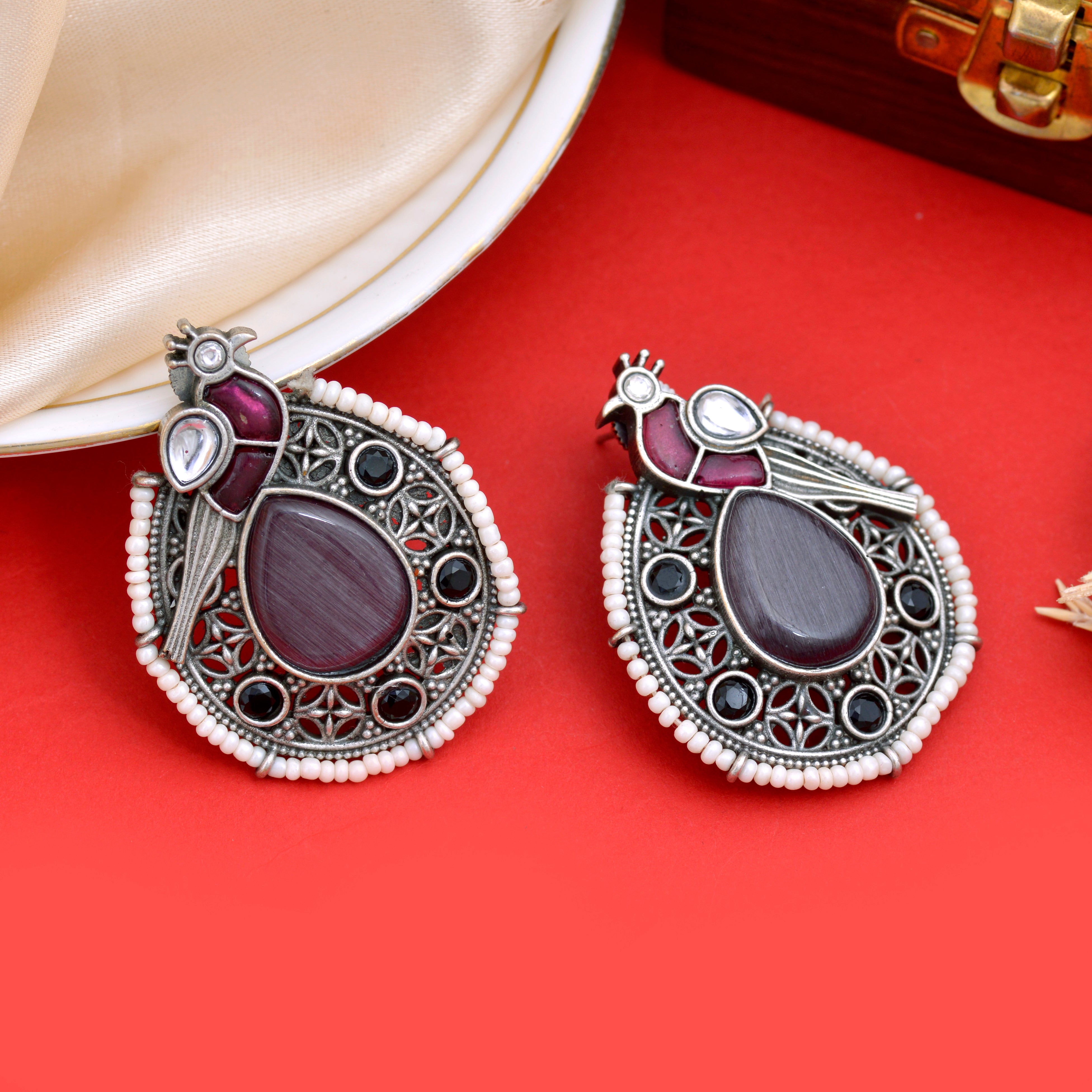 Chandrika Teardrop Earrings