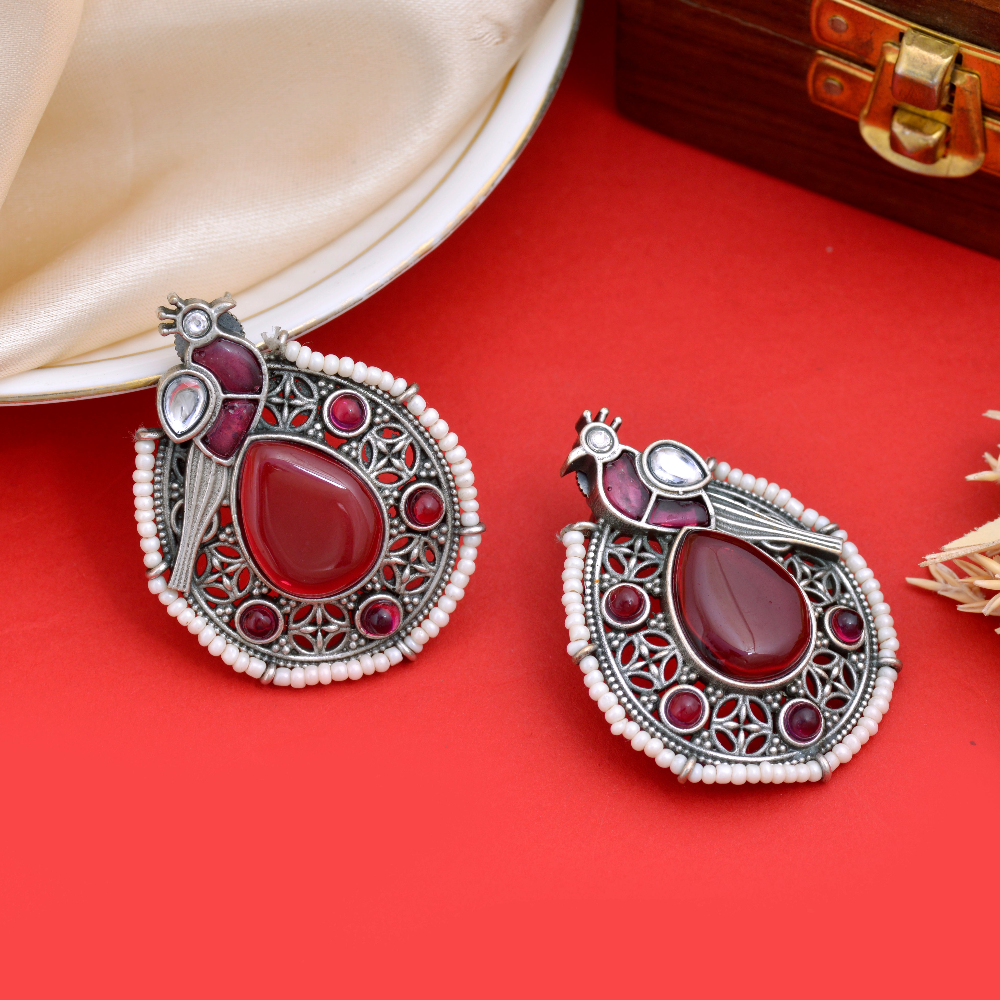Chandrika Teardrop Earrings