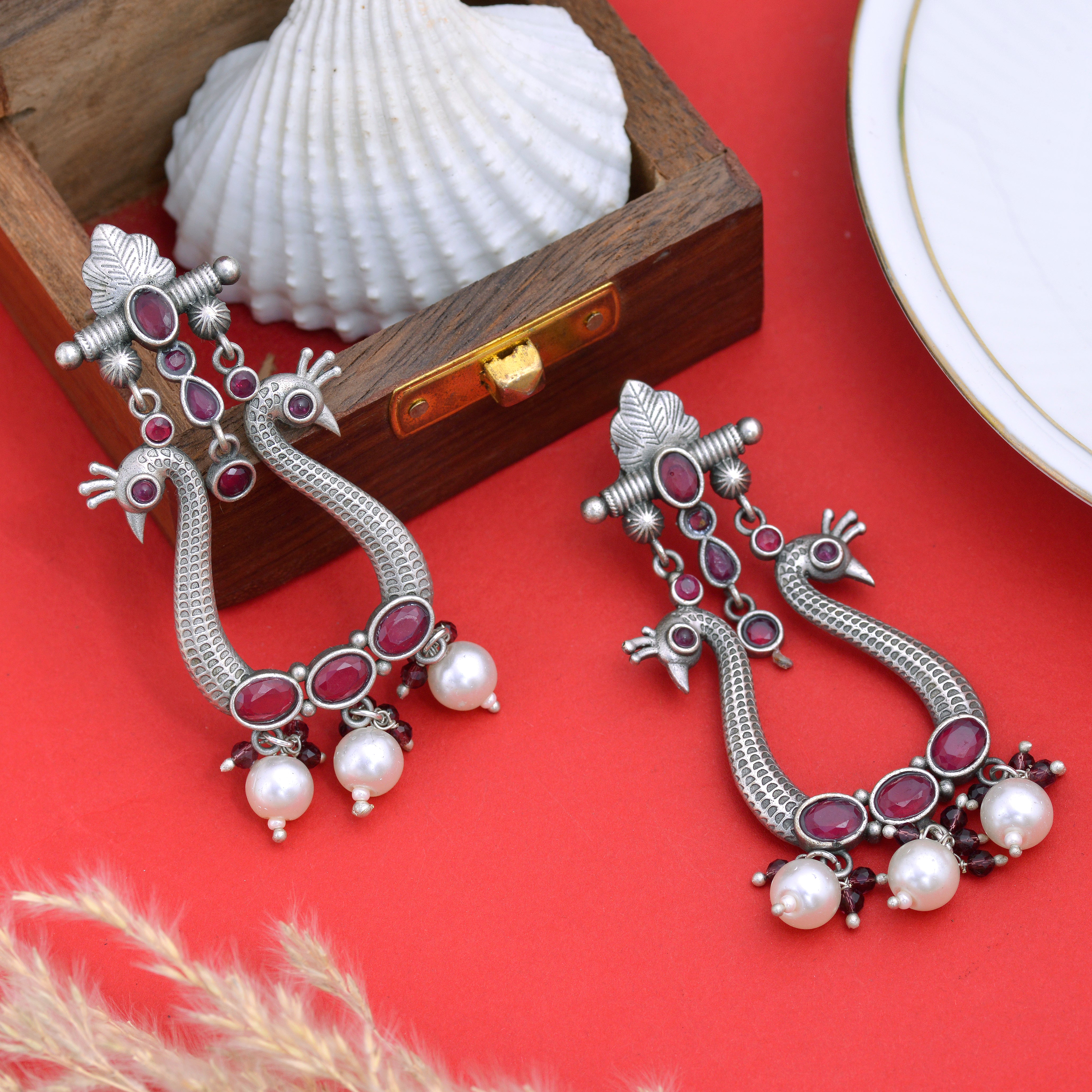 Aftab Drop Jhumki Earrings