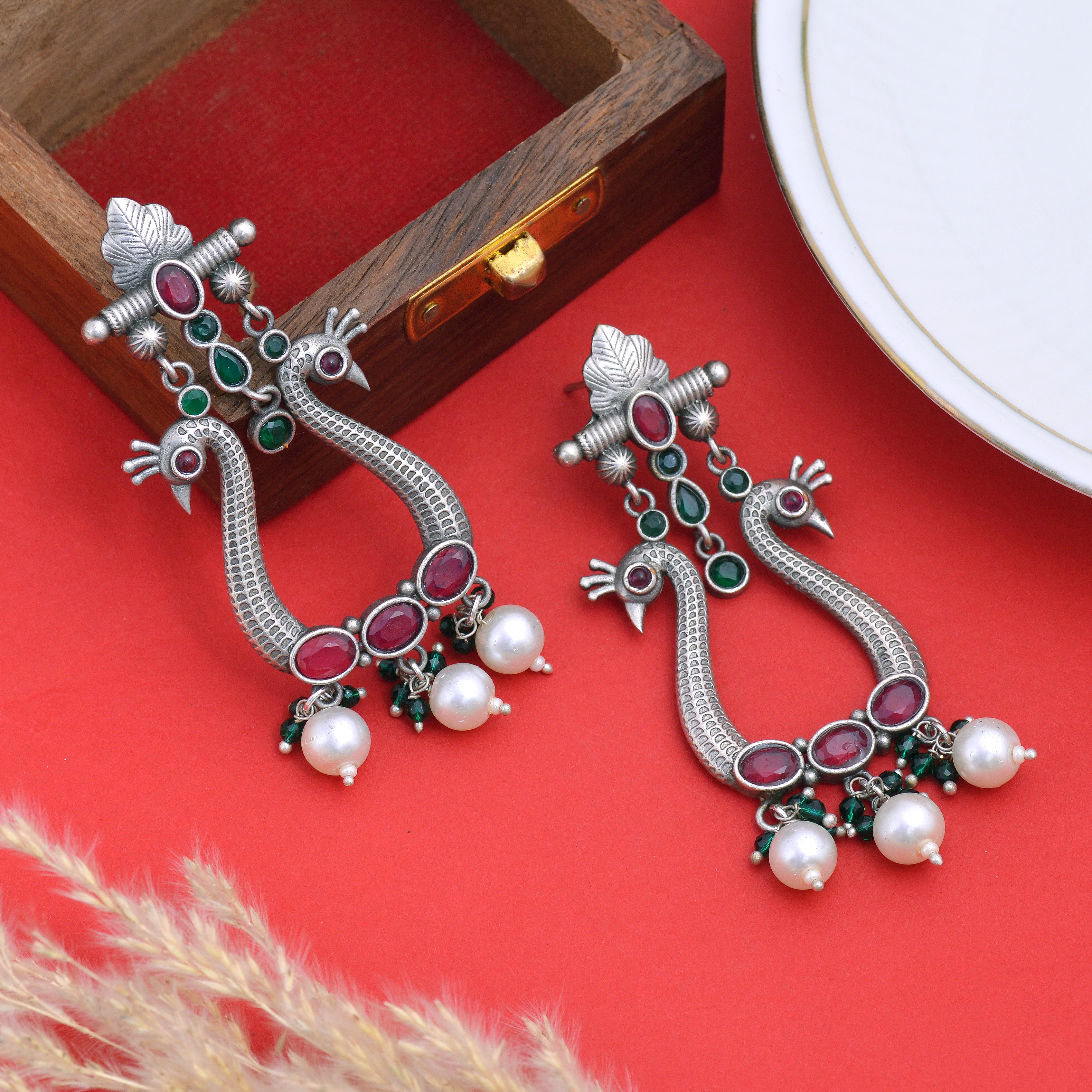 Aftab Drop Jhumki Earrings