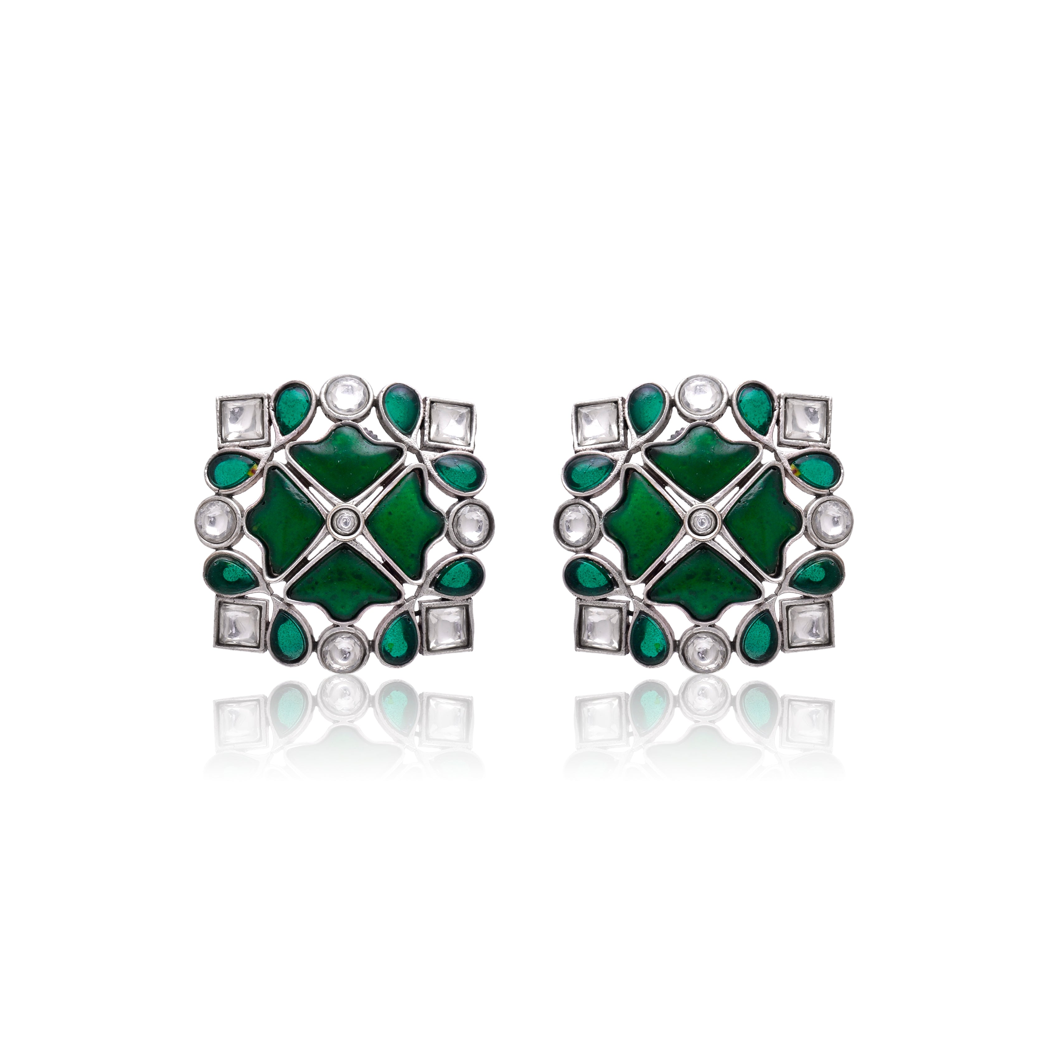 Ethnic Geometric Studs